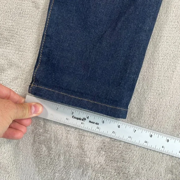 HIROSHI KATO The Pen Slim Selvedge Denim Jeans 29x27 Blue Raw Stretch USA Made